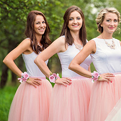 2PCS Silk Wrist Corsage&nbsp;AJEW-CP0001-51E