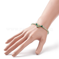 5Pcs 5 Style Natural Mixed Gemstone & Glass Beaded Stretch Bracelets Set&nbsp;BJEW-JB08881
