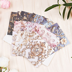 4Bags 4 Colors Flower Scrapbook Paper Kits&nbsp;DIY-SP0005-53