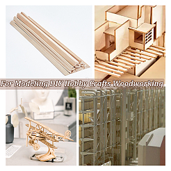 26Pcs 5 Style Triangle Wood Sticks&nbsp;DIY-OC0010-14