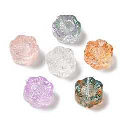 Electroplated Glass Beads&nbsp;GLAA-G090-01