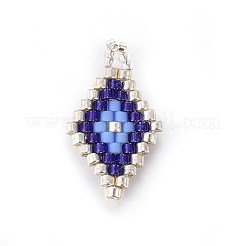 MIYUKI & TOHO Handmade Japanese Seed Beads Pendants&nbsp;SEED-A027-NA04