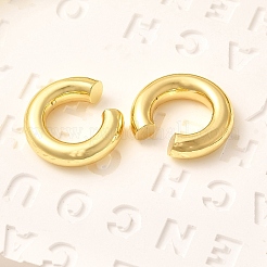 Rack Plating Brass Ring Cuff Earrings for Women&nbsp;EJEW-H135-01G-02