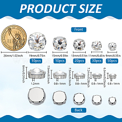 120Pcs Sew on Rhinestone&nbsp;RGLA-FG0001-33