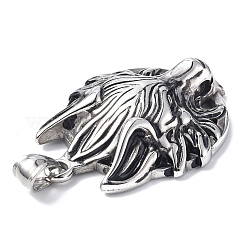 304 Stainless Steel Pendants&nbsp;STAS-C065-16AS