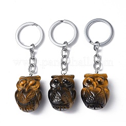 Natural/Synthetic Gemstone Pendant Keychains&nbsp;KEYC-P011-01P