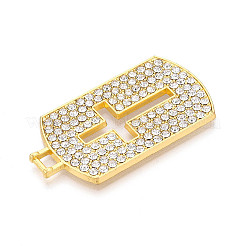 Alloy Rhinestone Pendants&nbsp;PALLOY-N182-12G