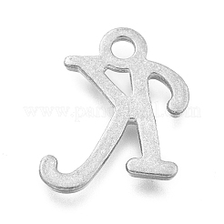 Alloy Letter Pendants&nbsp;PALLOY-J718-01C-K