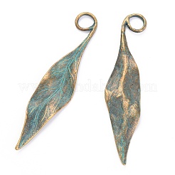 Tibetan Style Alloy Pendants&nbsp;PALLOY-F187-23ABG