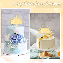 8Pcs Sun Birthday Cake Toppers&nbsp;OACR-CP0001-01