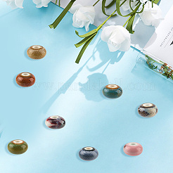 64Pcs 8 Colors Handmade Porcelain Beads&nbsp;PORC-PA0001-03