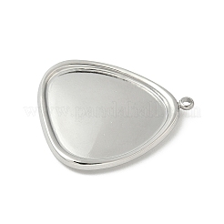 304 Stainless Steel Pendant Cabochon Settings for Enamel&nbsp;LS-STAS-L293-03P