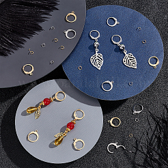 80Pcs 2 Colors 304 Stainless Steel Leverback Earring Findings&nbsp;STAS-UN0038-39