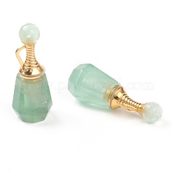 Faceted Natural Fluorite Pendants&nbsp;G-H252-A07