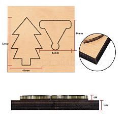 Christmas Wood Cutting Dies&nbsp;DIY-WH0169-24