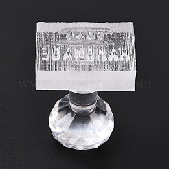 Clear Acrylic Soap Stamps with Big Handles&nbsp;DIY-XCP0003-88B