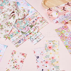 Flower Pattern Cotton Fabrics&nbsp;DIY-WH0622-141A
