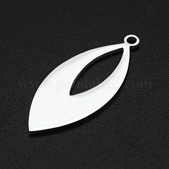 Tarnish Resistant 201 Stainless Steel Open Back Bezel Pendants&nbsp;STAS-R111-LA071-22