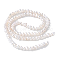 Natural Cultured Freshwater Pearl Beads Strands&nbsp;PEAR-I007-07N-03A