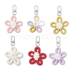 Polyester Flower Pendant Decorations&nbsp;HJEW-JM03961