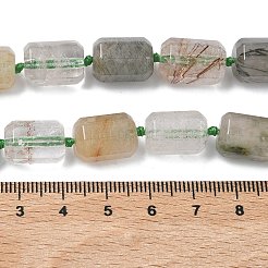 Natural Green Rutilated Quartz Beads Strands&nbsp;G-C270-L01