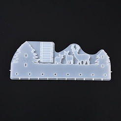 Christmas Theme DIY Hook Hangers Silhouette Silicone Molds&nbsp;DIY-B035-15