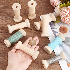 Wood Bobbins&nbsp;FIND-WH0110-857