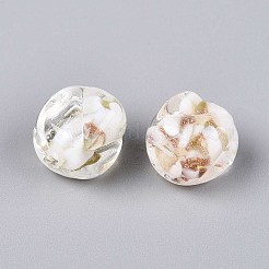 Handmade Gold Sand Lampwork Beads&nbsp;LAMP-T021-32F