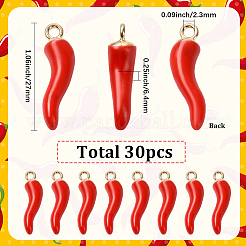Alloy Enamel Pendants&nbsp;FIND-SC0018-15A