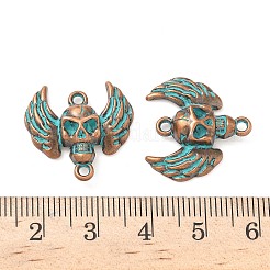 Halloween Alloy Bat Links Connector Charms&nbsp;PALLOY-D313-02