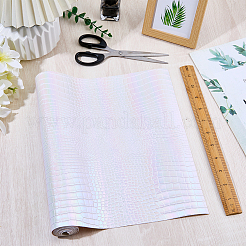 Crocodile Pattern PU Leather Fabric&nbsp;DIY-WH20062-47B