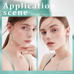 20Pcs Brass Stud Earring Findings&nbsp;KK-BBC0007-58
