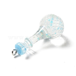 Transparent Resin Pendants&nbsp;RESI-A019-01B