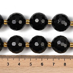 Natural Silver Sheen Obsidian Beads Strands&nbsp;G-C249-A01-16mm