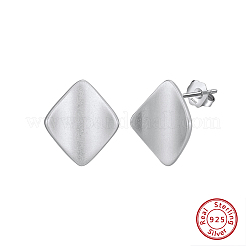925 Sterling Silver Stud Earrings&nbsp;EJEW-H167-01S