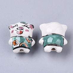 Handmade Porcelain Beads&nbsp;PORC-N004-68B