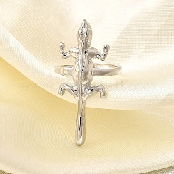 Adjustable Brass Finger Rings for Women&nbsp;RJEW-B114-02P