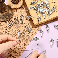 50Pcs Gothic Style Tibetan Style Alloy Pendants&nbsp;FIND-YW0008-51