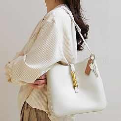 24Pcs 8 Colors PU Leather and Alloy Keychains&nbsp;KEYC-SC0001-87