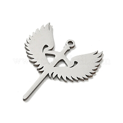 201 Stainless Steel Pendants&nbsp;STAS-B136-10P