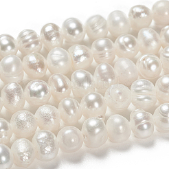 Grade A Natural Cultured Freshwater Pearl Beads Strands&nbsp;LS-SPPA001Y-1A