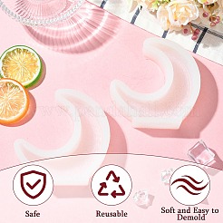 2Pcs 2 Styles Moon Candle Silicone Molds&nbsp;ST-CJ0043-073