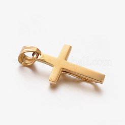 Easter Theme Men's 201 Stainless Steel Crucifix Cross Pendants&nbsp;STAS-F010-21G