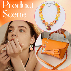 DIY Round Acrylic & Resin Beaded Bracelets Jewelry Set&nbsp;DIY-SC0026-41