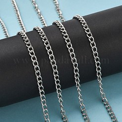 Iron Twisted Chains Curb Chains&nbsp;CHS007Y-01-P-NF