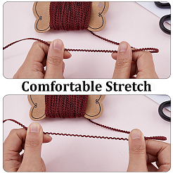 25 Yards Nylon Wavy Fringe Lace Trim Ribbon&nbsp;OCOR-GF0004-30B