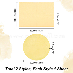 2 Sheets 2 Style PVA Absorbent Towel Clay Sculpture Auxiliary Tool&nbsp;DIY-OC0004-26