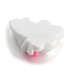 Rabbit Theme Opaque Resin Cabochons&nbsp;RESI-C042-01B