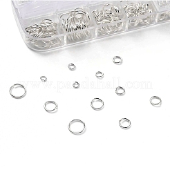 1 Box Brass Open Jump Rings&nbsp;KK-X0059-S-B