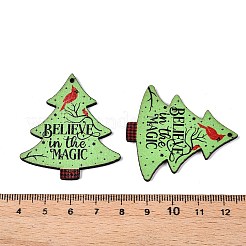 Printed Poplar Wood Pendants&nbsp;FIND-N005-74T
